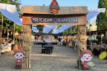 Gapura Utama menjadi simbol penyambutan setiap pengunjung Sanggar Rasa 2026 di Taman Budaya Jawa Tengah, Surakarta. Foto: Dok. Panitia Sanggar Rasa 2026